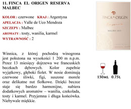 Skarbiec Wina- karta win
