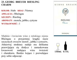 Skarbiec Wina- karta win