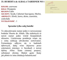 Skarbiec Wina- karta win